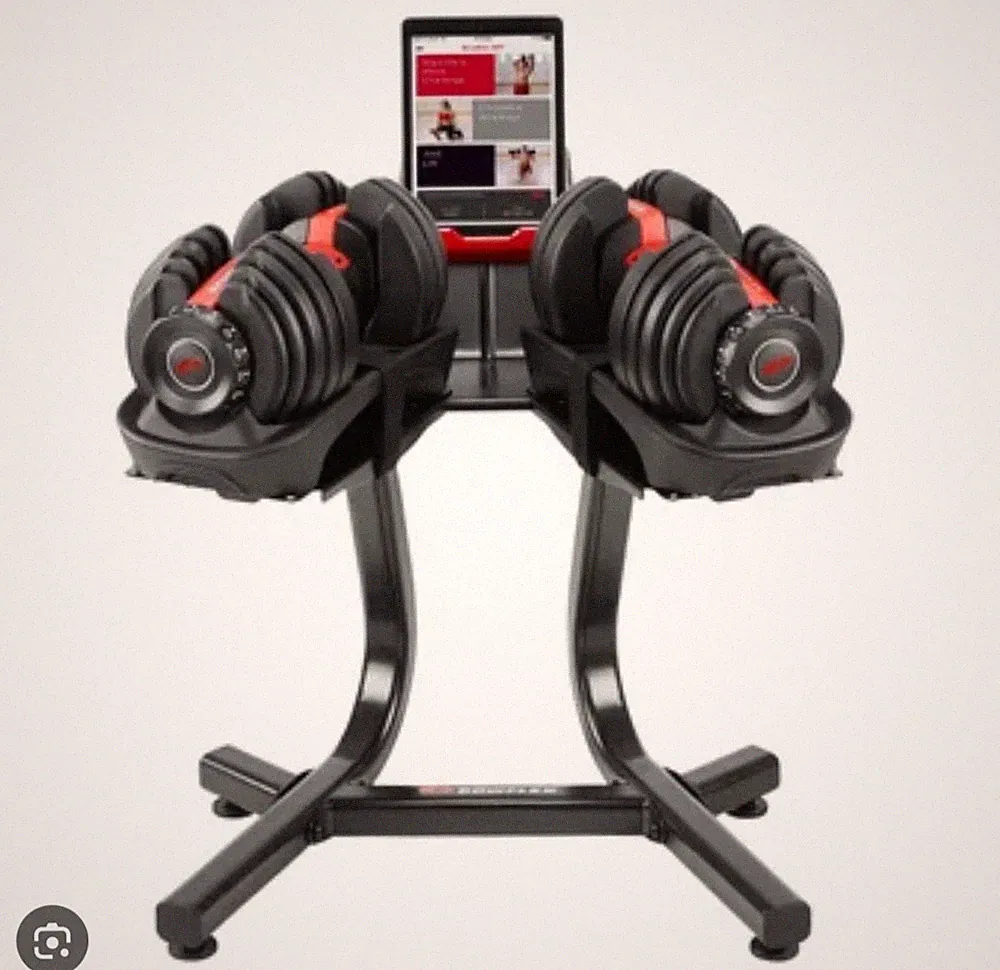 Bowflex SelectTech Stand with Media Rack (Dumbbells Not Included)