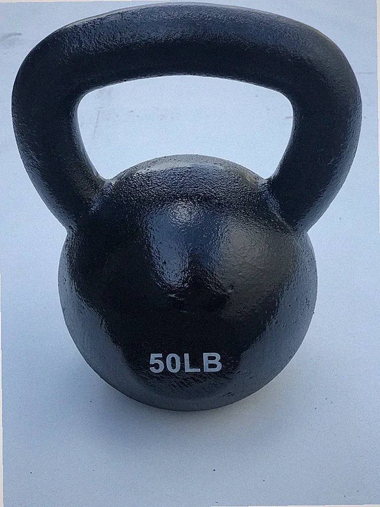 BRAND NEW 50LB VINYL DIPPED KETTLE BELL WEIGHT FOR COMMERCIAL GYM 100% IRON!
