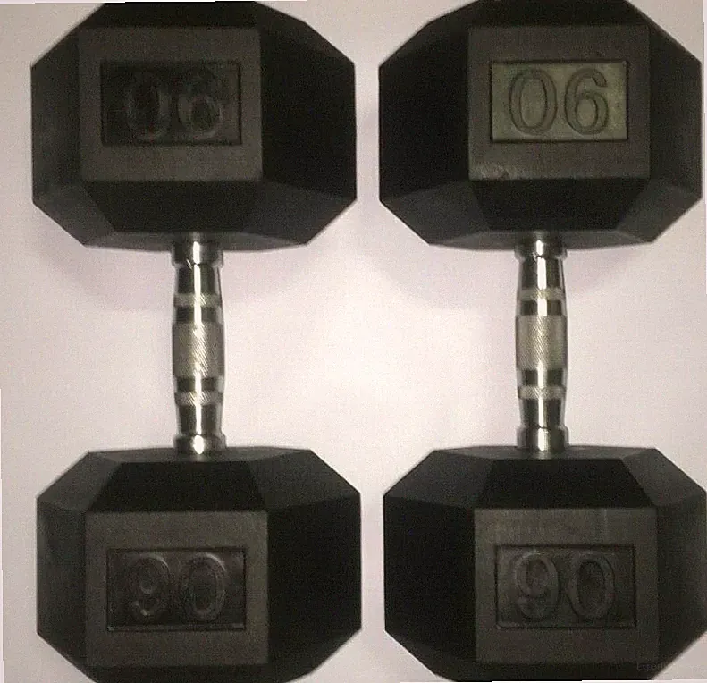 dumbbells 90lbs pair