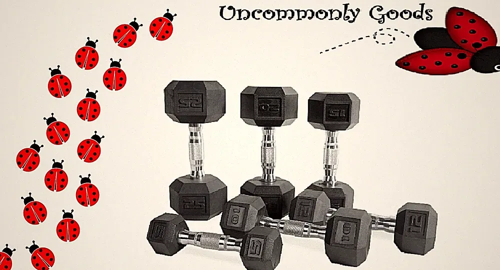 *BRAND NEW* CAP/York 5 LB - 45 LB Rubber Hex Dumbbell PAIRS or Singles
