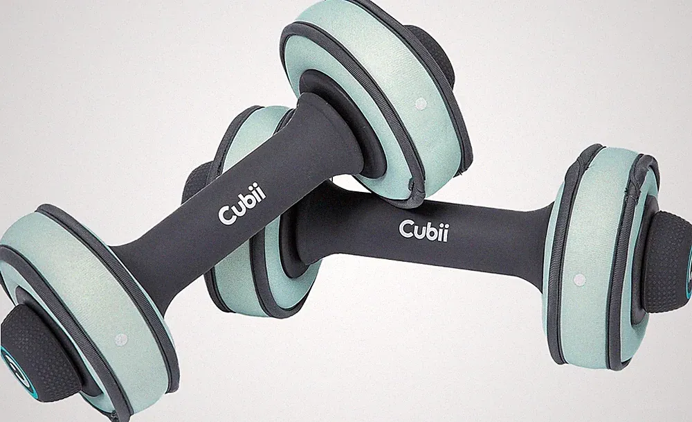 Build Adjustable Dumbbell Set - Includes Two Adjustable Hand Weight Dumbbells