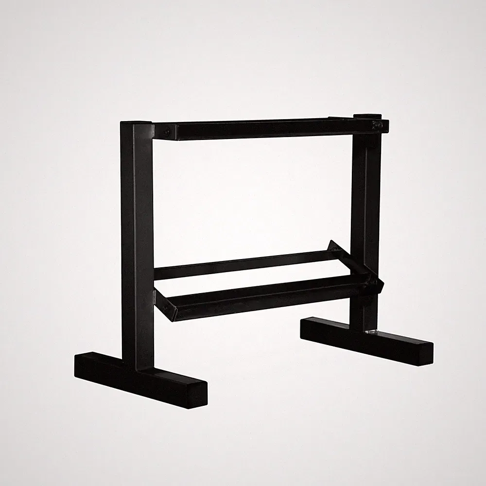 by CAP 24 In. Two-Tier Dumbbell Rack, Black