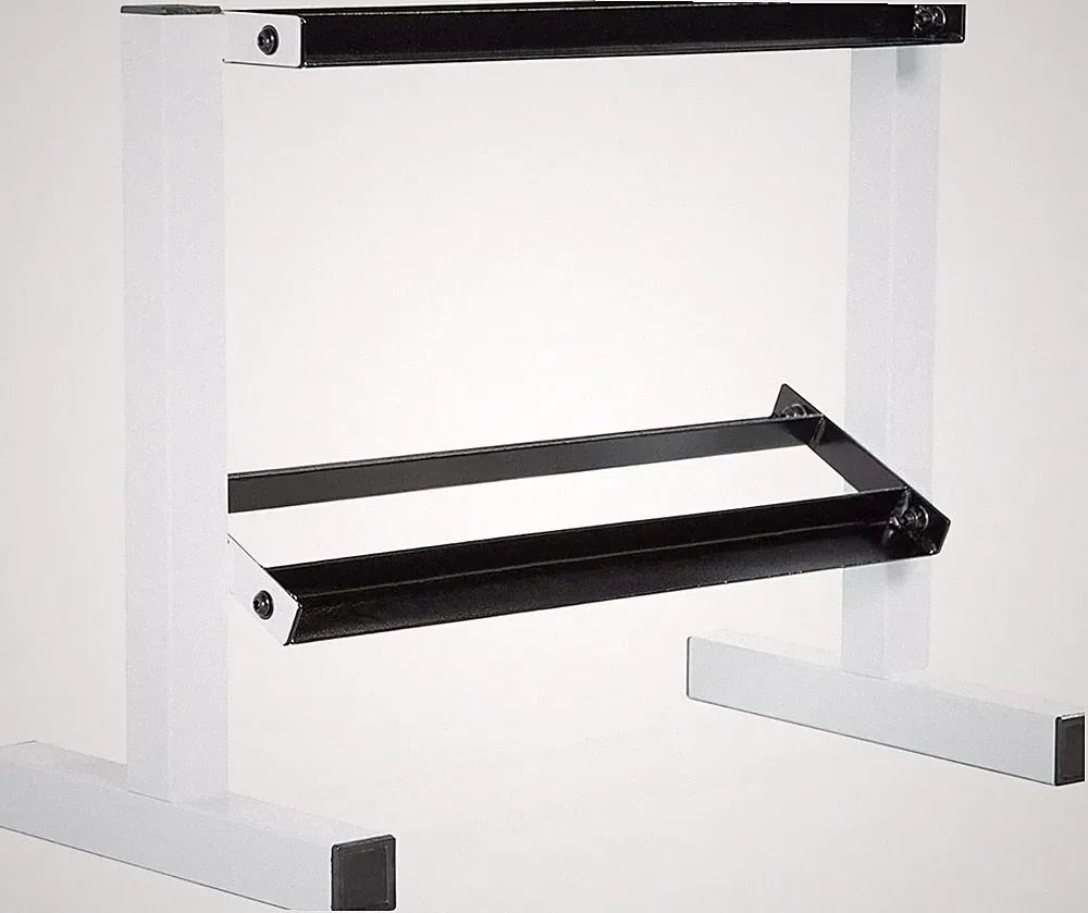 Cap 24-Inch Dumbbell Storage Rack for Home Gym, 2-Tier Heavy-Duty Weight Rack fo