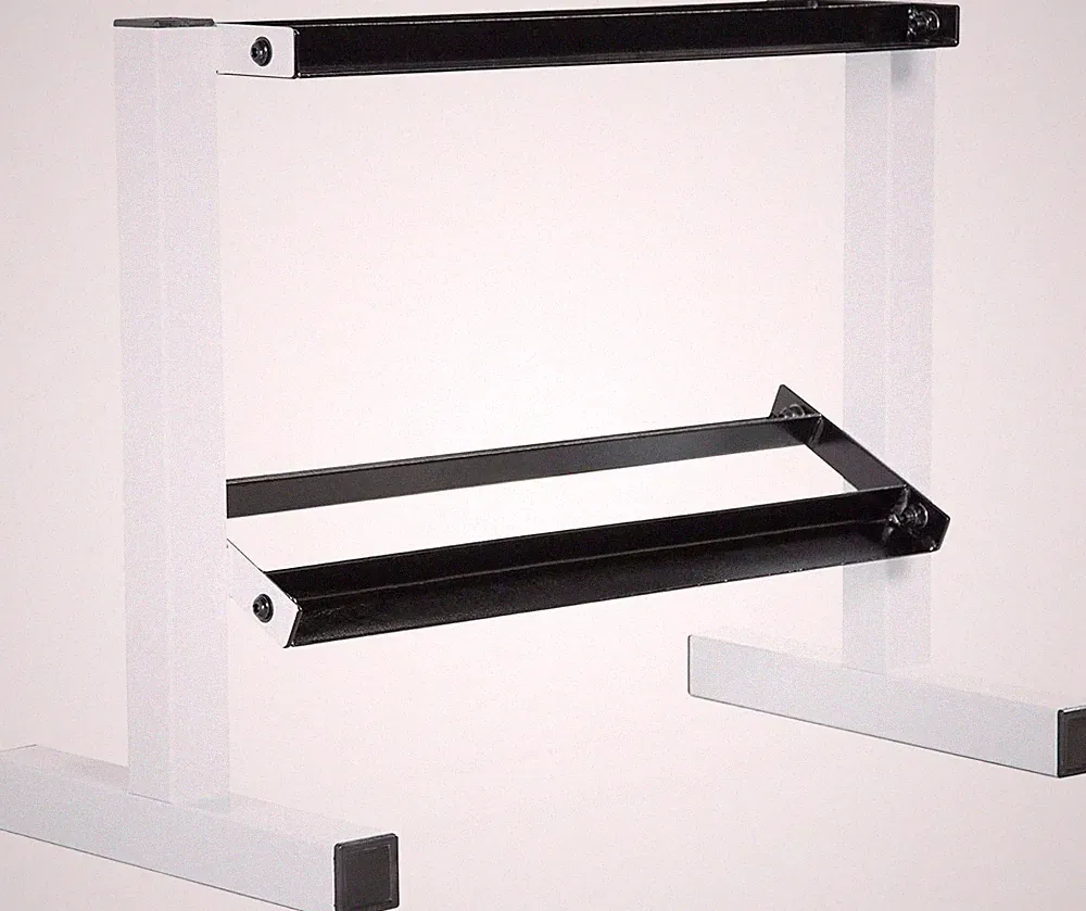 Cap 24-Inch Dumbbell Storage Rack for Home Gym, 2-Tier Heavy-Duty Weight Rack fo