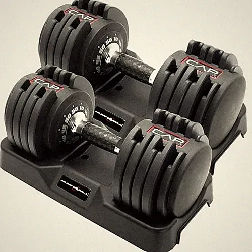 CAP ADJUSTABELL Adjustable Dumbbell Set, Premium Quick Select Adjustable Weig...