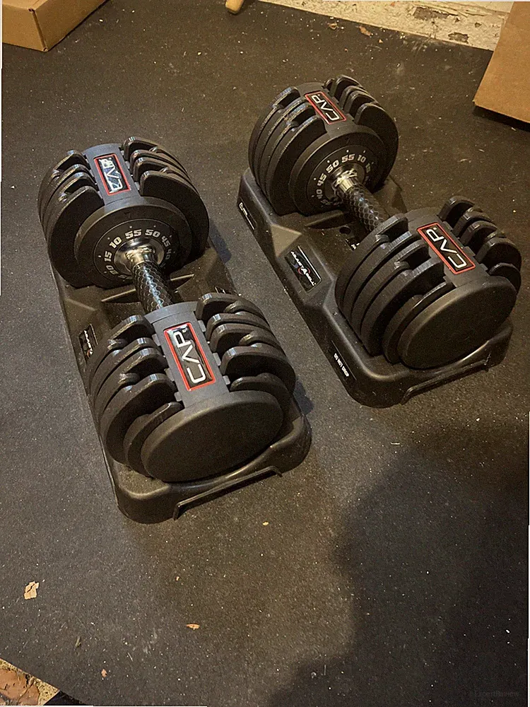 CAP Adjustable Dumbbells Pair (110 Lbs Total)