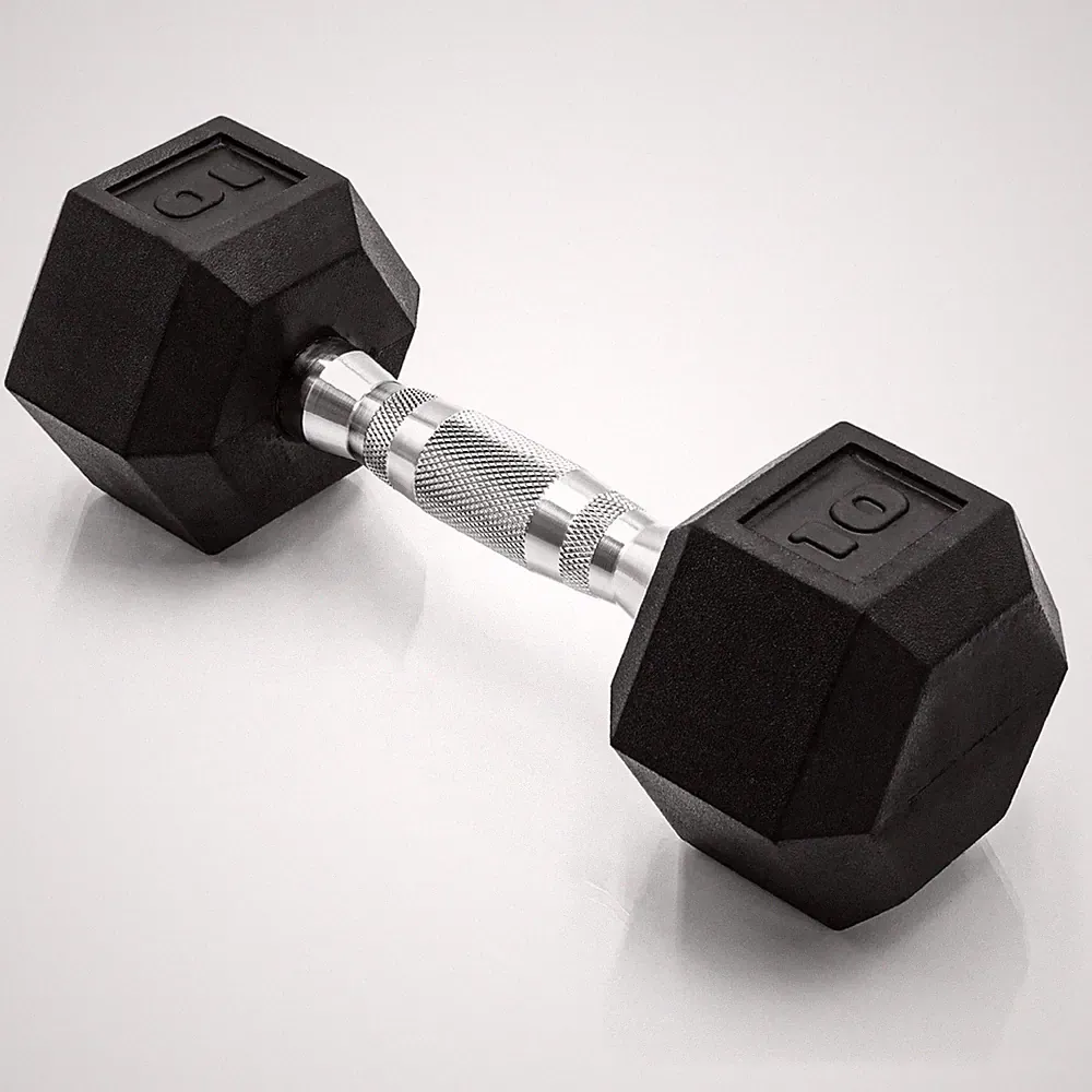 Cap Barbell 10 Lb Coated Hex Dumbbell Weight Edition Sdris-010