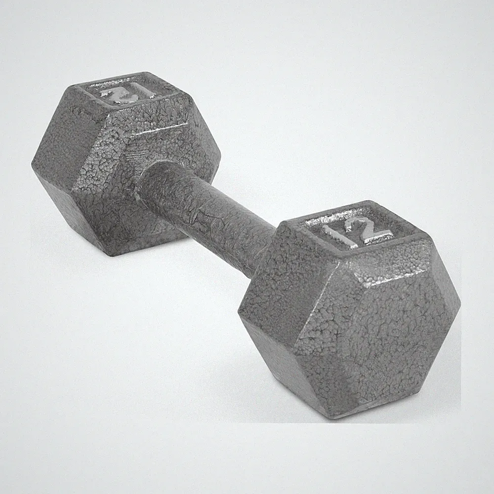 CAP Barbell 12lb Cast Iron Hex Dumbbell, Single