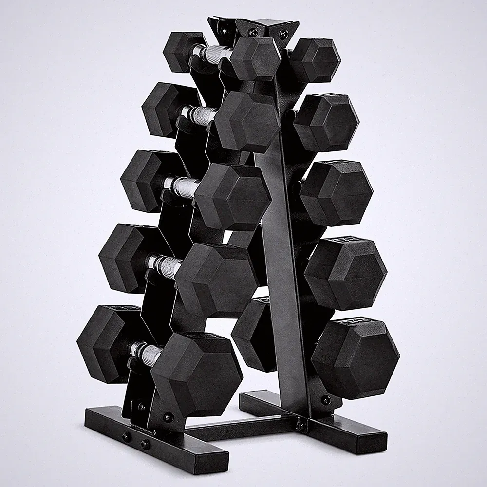 cap barbell dumbbell set with rack