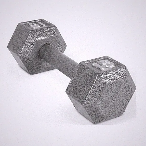 CAP Barbell 15lb Cast Iron Hex Dumbbell, Single