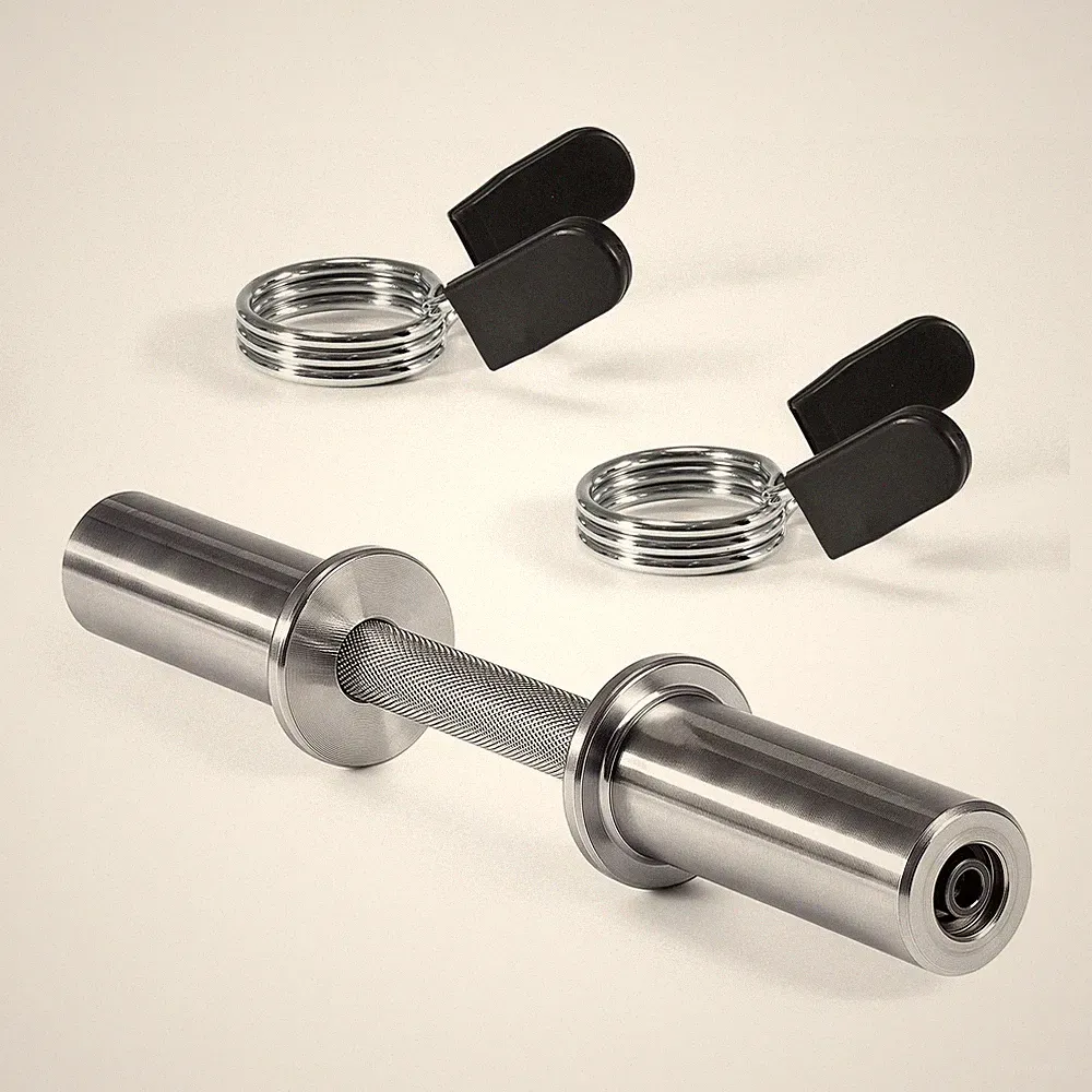 CAP Barbell 16in Single Olympic Dumbbell Handle 2-Inch Chrome Loadable 150lb New
