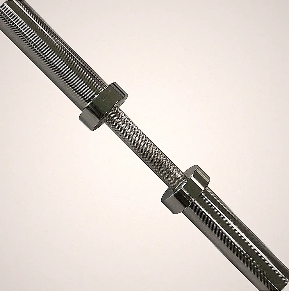 CAP Barbell 2' Solid Olympic Dumbbell Handle, No Olympic, Chrome Collars