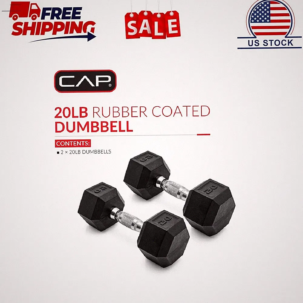 20 lb Rubber Hex