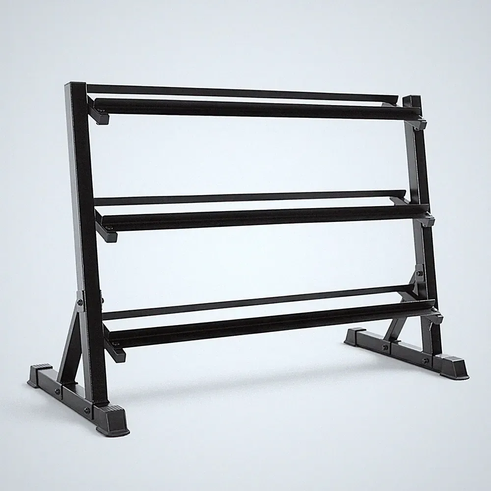 CAP Barbell 3-Tier Dumbbell Rack – Heavy-Duty 1,000 lb 51", Black
