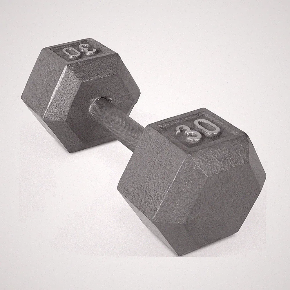 CAP Barbell 30lb Cast Iron Hex Dumbbell, Single