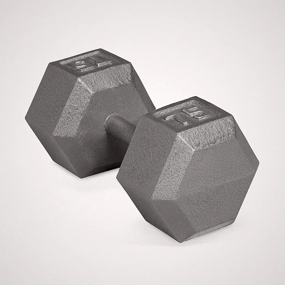 CAP Barbell 35-75 lb Cast Iron Hex Dumbbell, Single