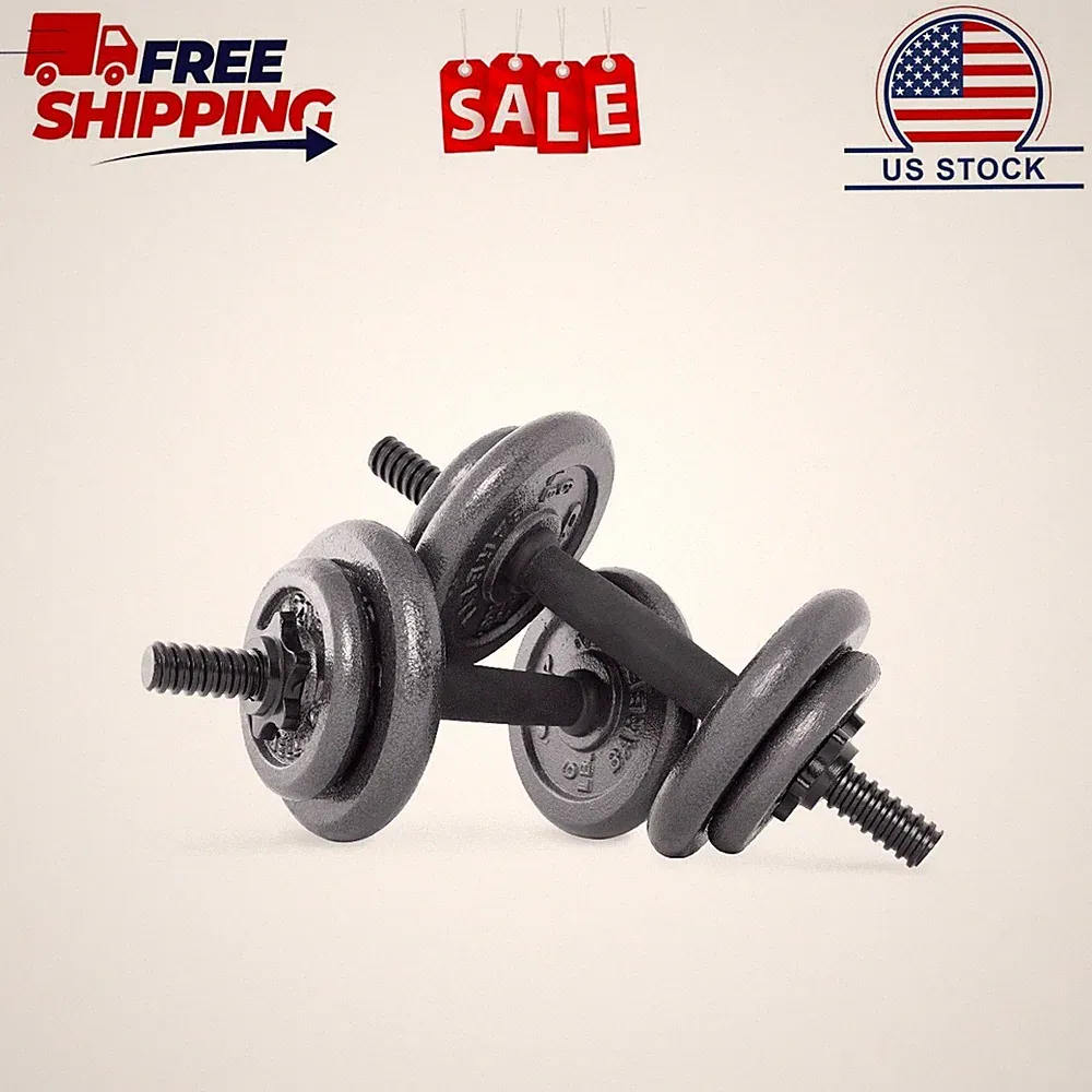CAP Barbell 40 Lb. Adjustable Cast Iron Dumbbell Set