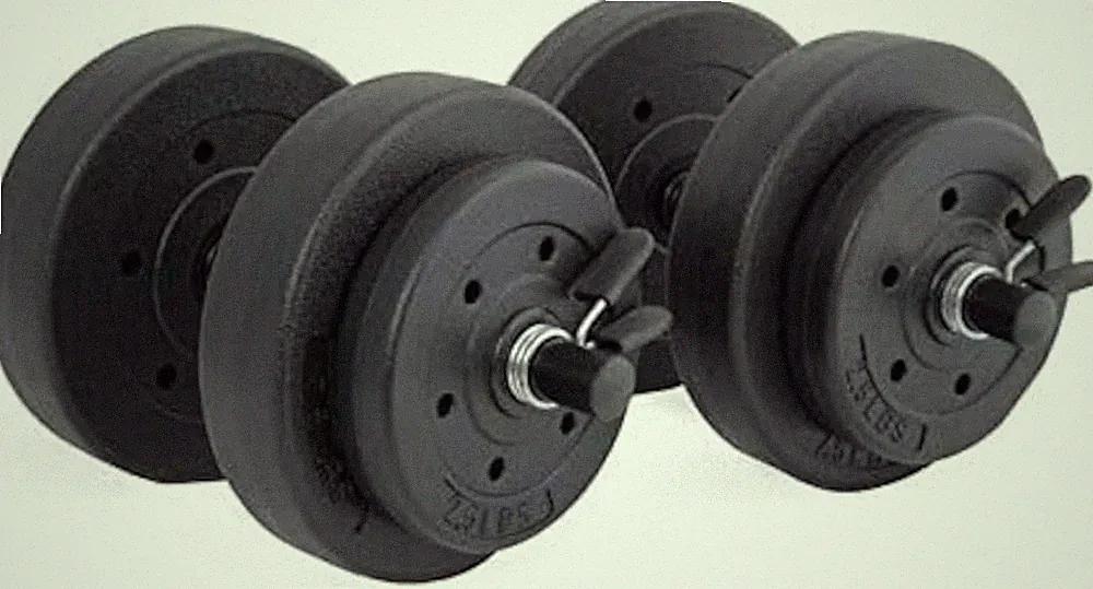 cap barbell dumbbell plates