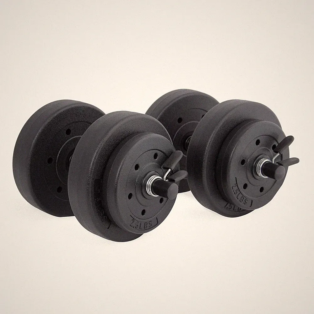 CAP Barbell 40-Pound Vinyl Dumbbell Set