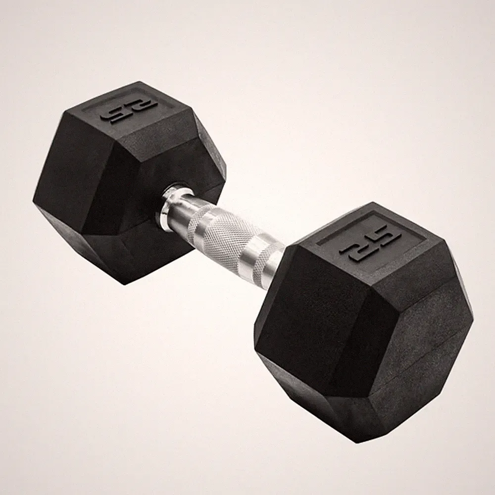 CAP Barbell, 40lb Rubber Hex Dumbbell, Single FREESHIPS