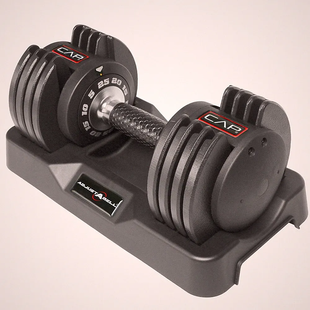 CAP Barbell 5-in-1 Adjustable Dumbbell 25lb ADJUSTABELL 5-25 lb Set