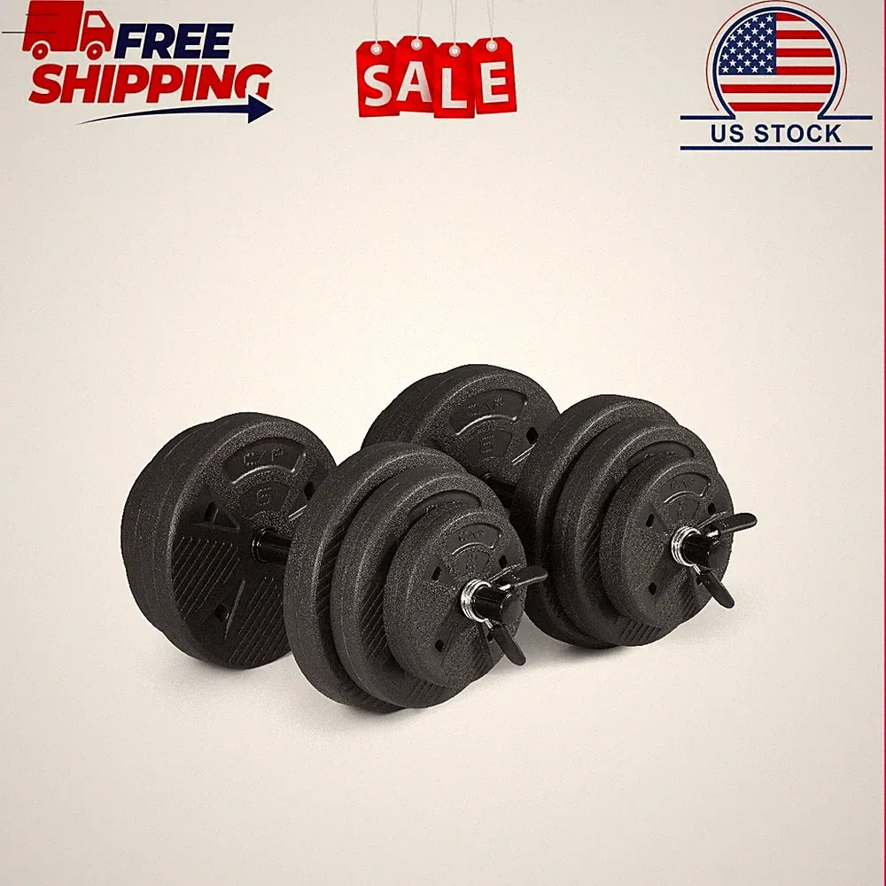 cap barbell dumbbell set 1200lb