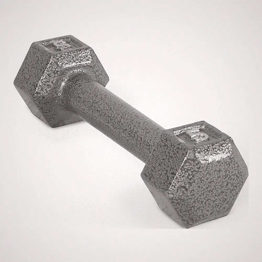 CAP Barbell 5lb Cast Iron Hex Dumbbell, Single