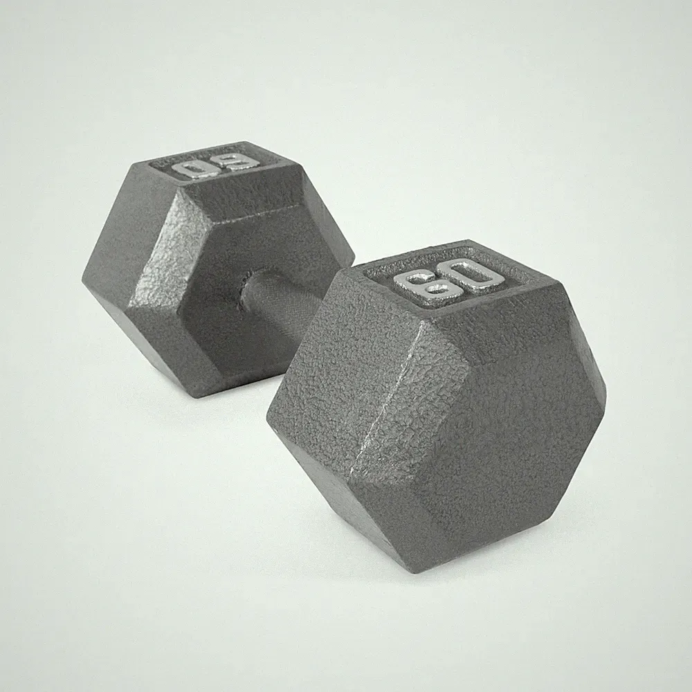 CAP Barbell 60lb Cast Iron Hex Dumbbell, Single