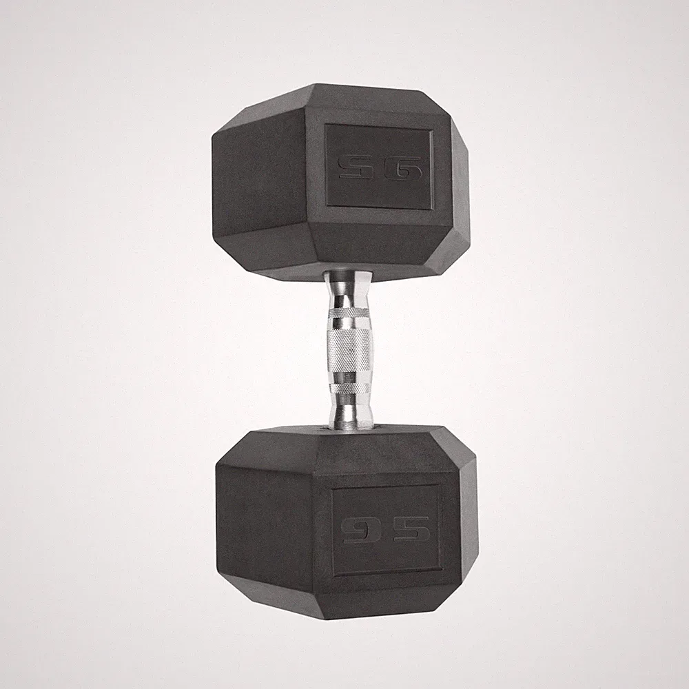 CAP Barbell, 95lb Coated Hex Dumbbell, Single