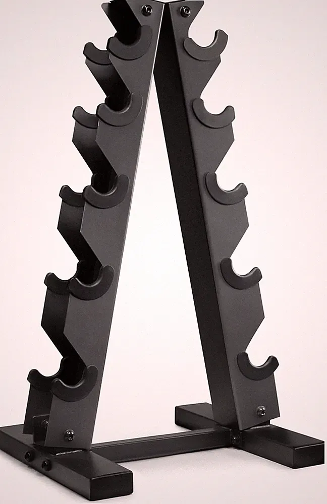 CAP Barbell A-Frame Dumbbell Weight Rack | Color Series Carbon