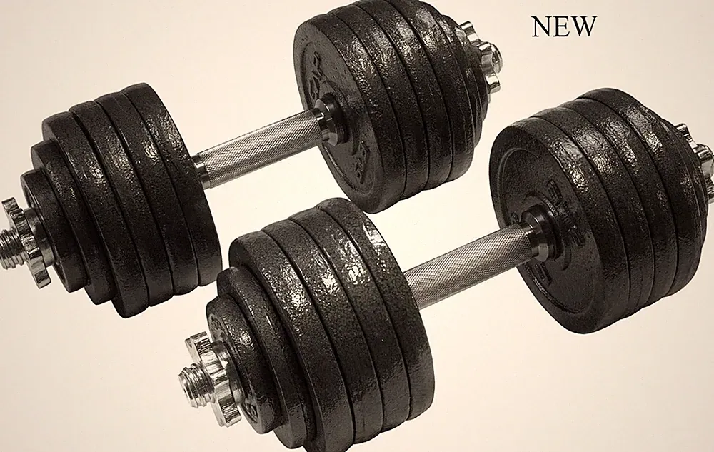 CAP Barbell Adjustable Dumbbell Weight Set | Black, 105 LB, Pair
