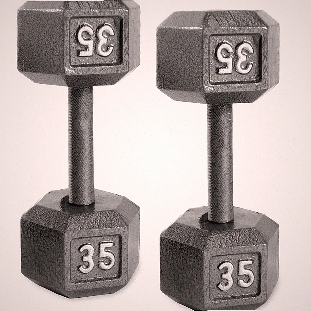 CAP Barbell Cast Iron Dumbbell Weights Set of 2 (Pairs)