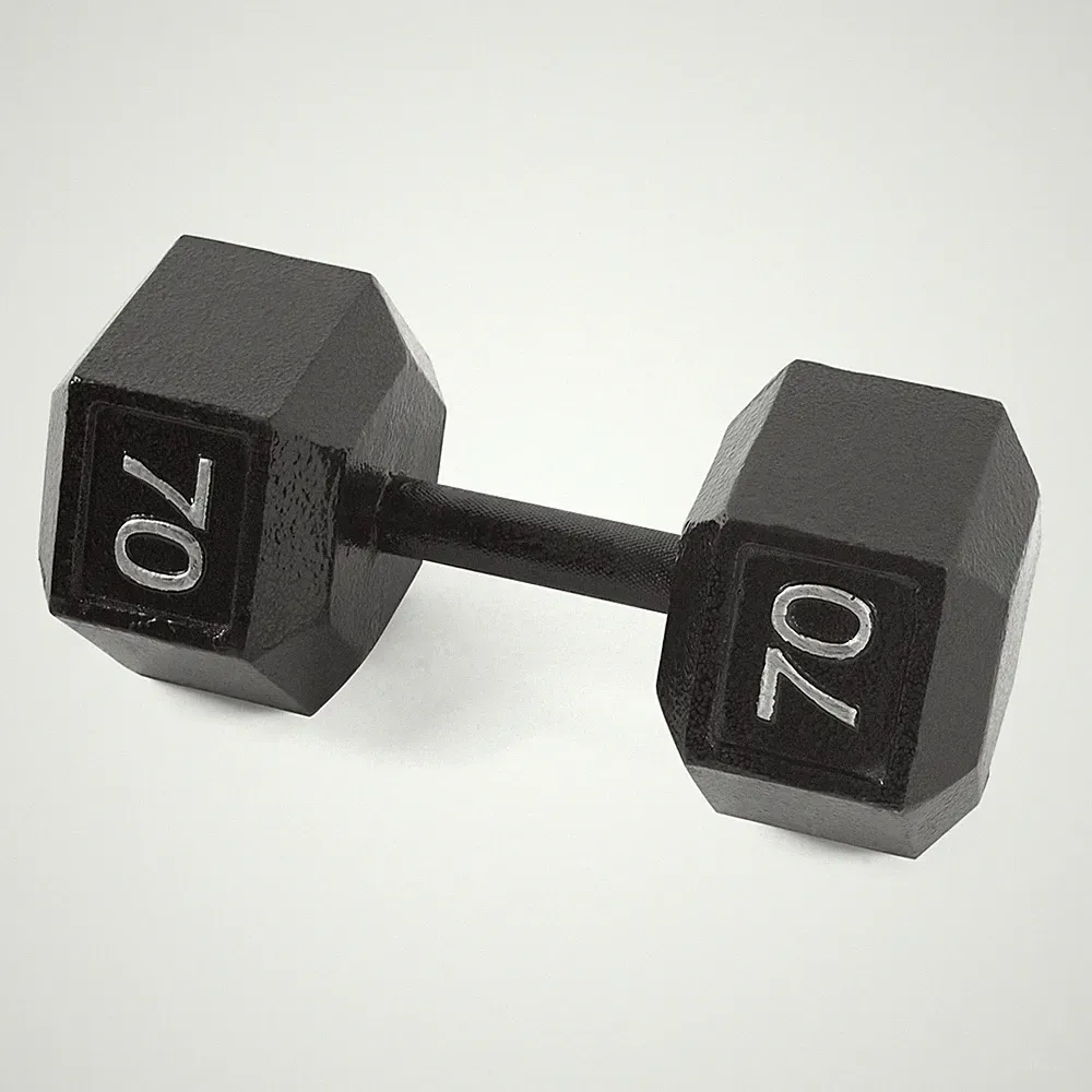 CAP Barbell Cast Iron Hex Dumbbell 70 lb Single SDB2-070