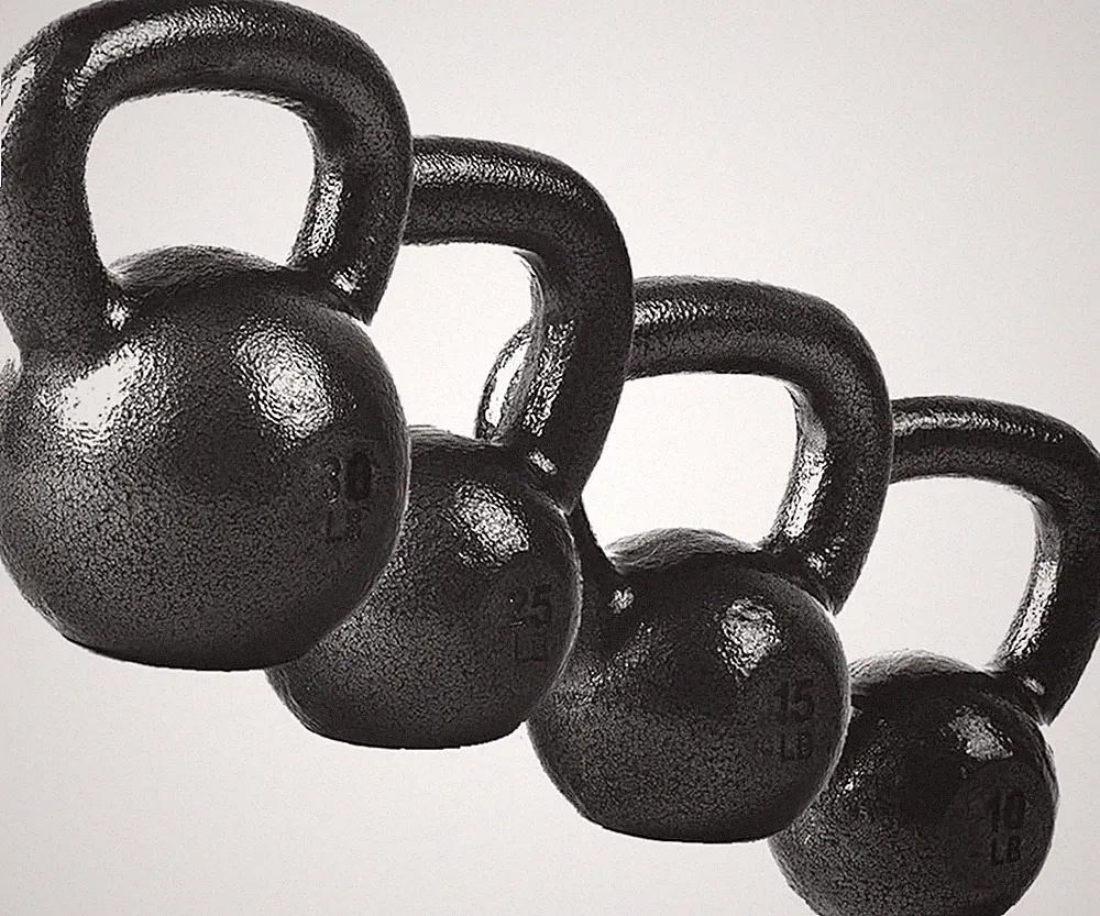 CAP Barbell Cast Iron Kettlebell - Singles and Sets, Multiple Weight Choices