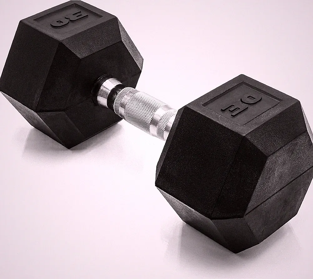 CAP Barbell Coated Hex Dumbbell Weight | Multiple Options 30 lb