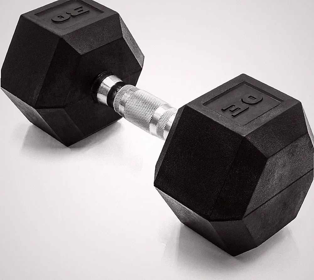 CAP Barbell Coated Hex Dumbbell Weight - Single | 10-120 lbs | 30 lb