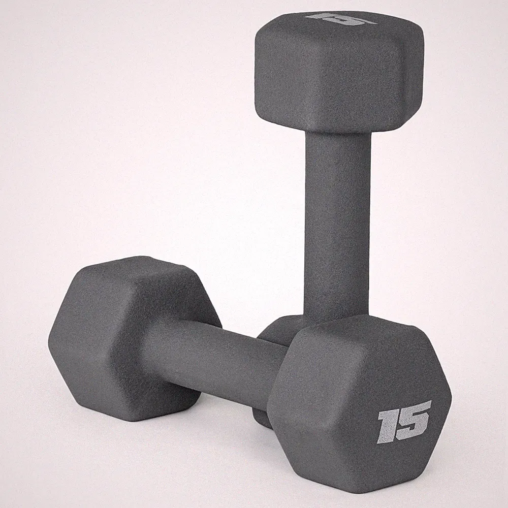 CAP Barbell Neoprene Dumbbell Weights Pairs & Sets | Color Series 15 lb Pair