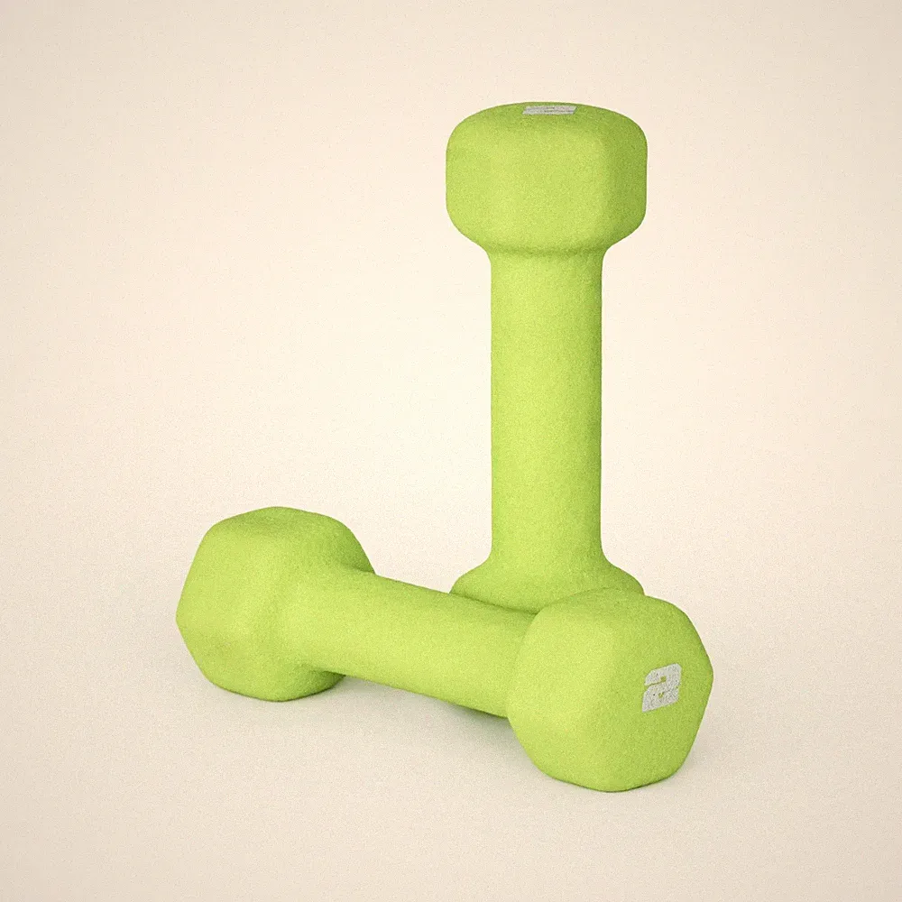 CAP Barbell Neoprene Dumbbell Weights Pairs & Sets | Multiple Colors 2 lb Pair
