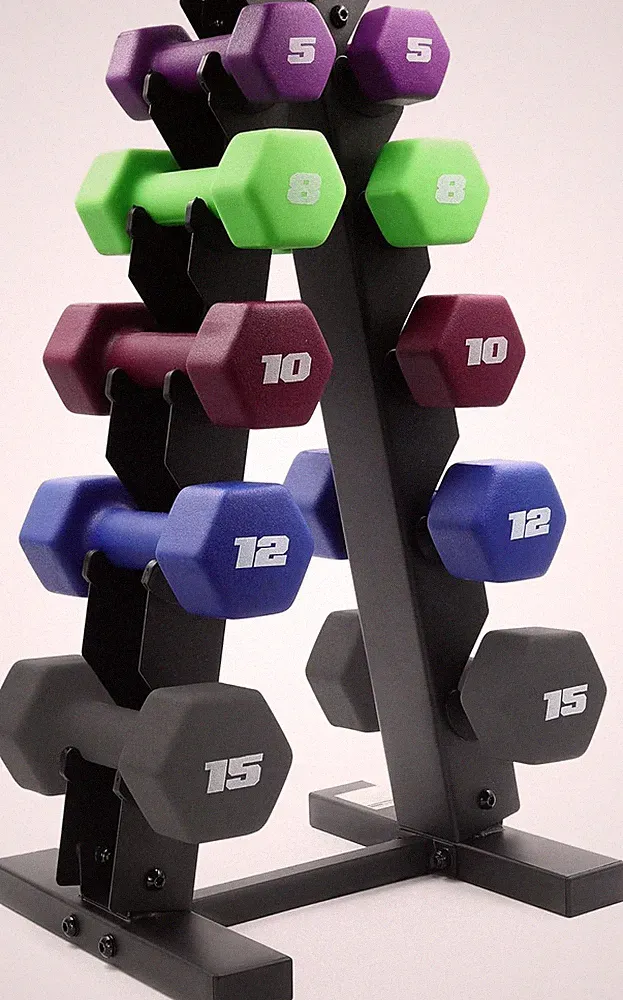 CAP Barbell Neoprene Dumbbell Weights Pairs & Sets | Multiple Colors