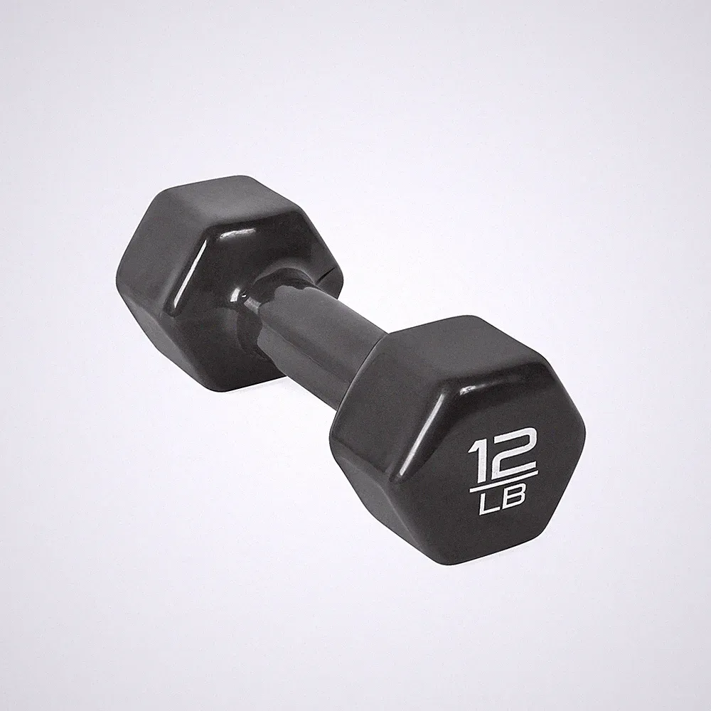Cap Barbell Vinyl Coated Dumbbell 12 Lb Single