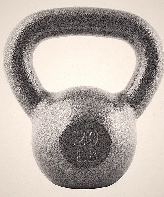 Cap Brand 20 Lb Cast Iron Kettlebell Weight Dumbbell Barbell Workout Exercise