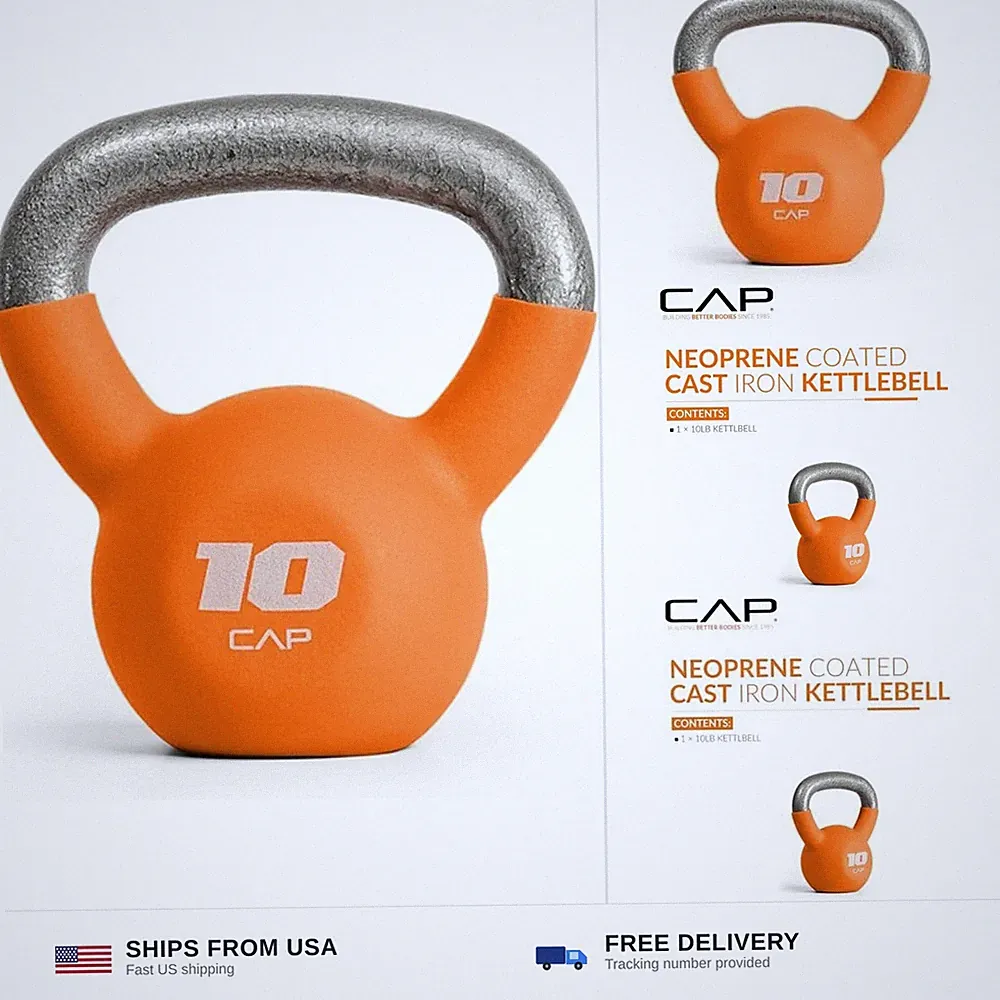 CAP Neoprene Coated Kettlebells - Multiple Sizes