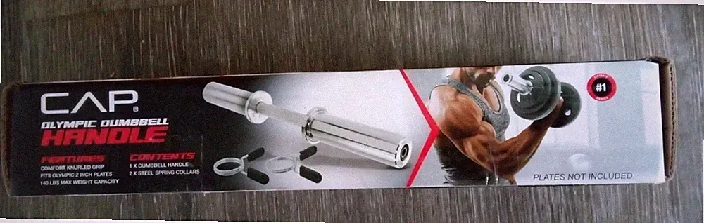 CAP Olympic Dumbbell Handle Brand New. Free Shipping!
