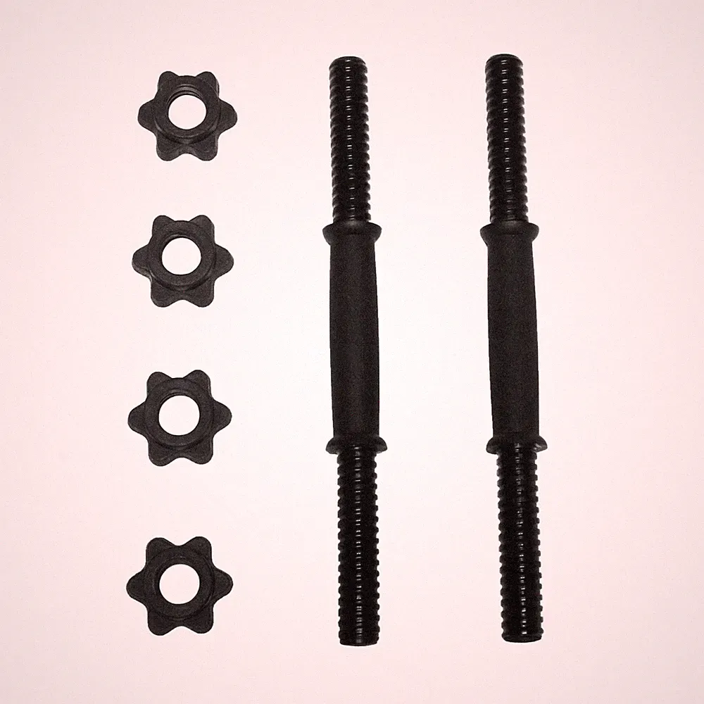 CAP Standard 14" Threaded Dumbbell Handle Set, Black