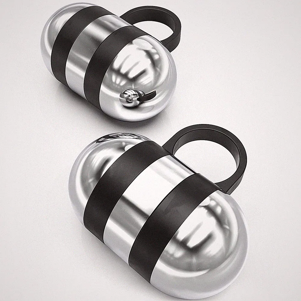 Cardio Hand Weights. Steel Hand Weights Dumbbell Set with Anti-Slip Silicone Fin