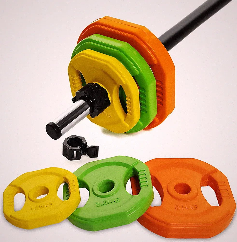 Cardio Pump Barbell Set, Adjustable Barbell Weight Plates for Home & Gym Workout