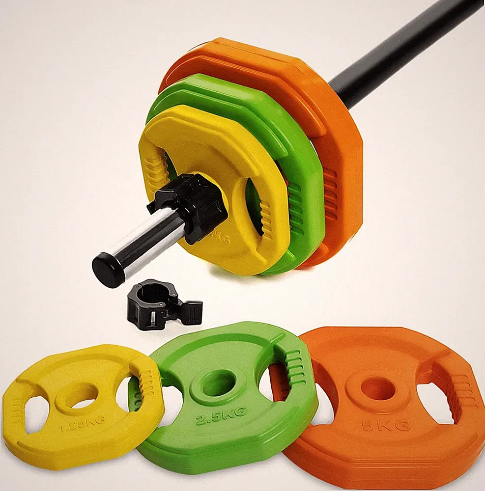 Cardio Pump Set, Adjustable Barbell Weight Plates for Home & Gym Workout (Availa