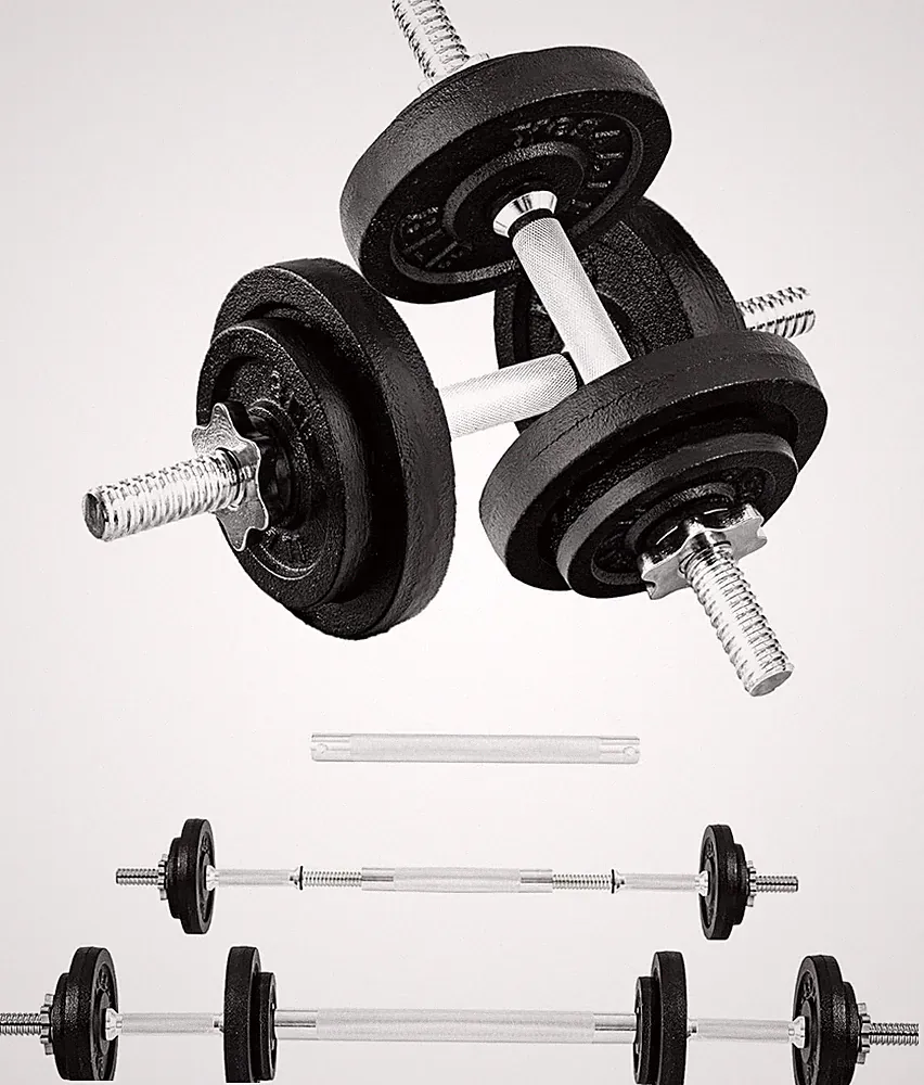 yes4all cast iron adjustable dumbbells
