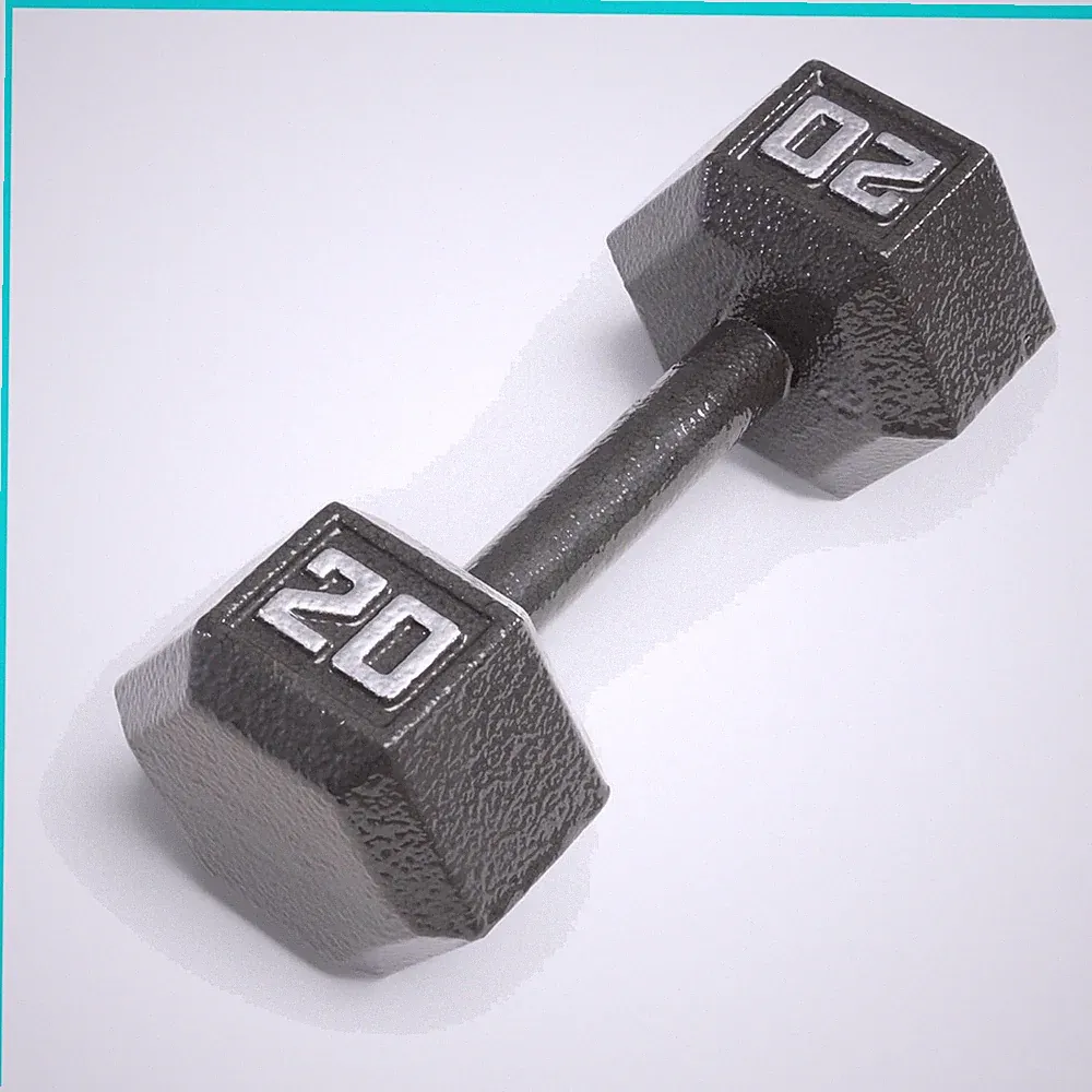 Cast Iron Hex Dumbbells Collection - Available size from 3-lb to 100-lb, SOLD...