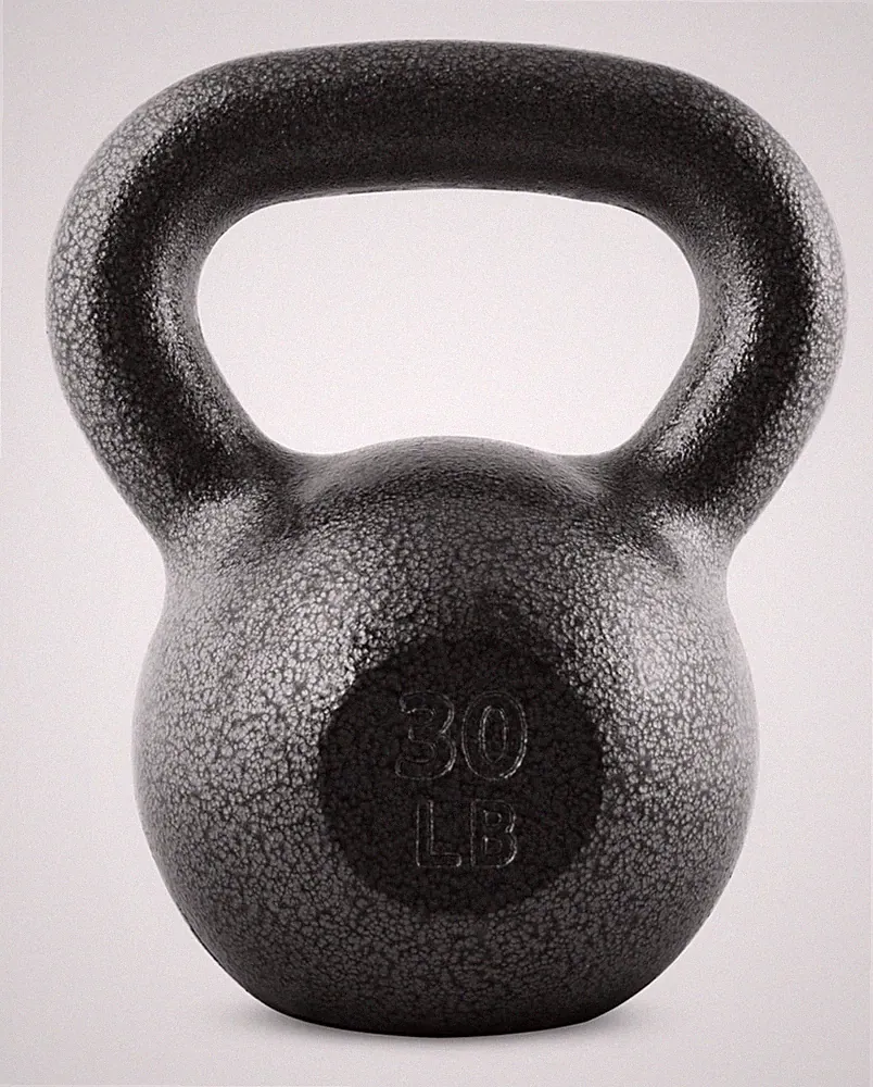 Cast Iron Kettlebell - Multiple Weights Available, Ideal for Strength Training &